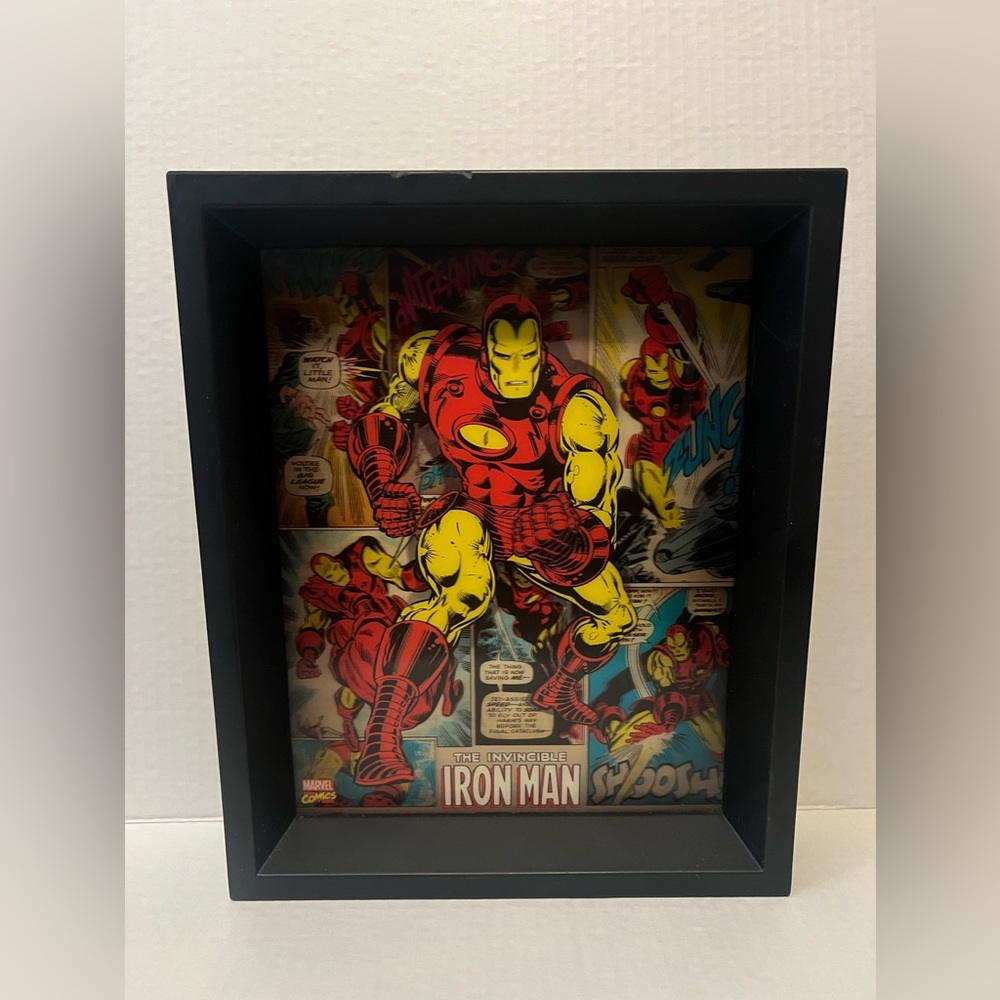 Marvels iron man 3d wall art